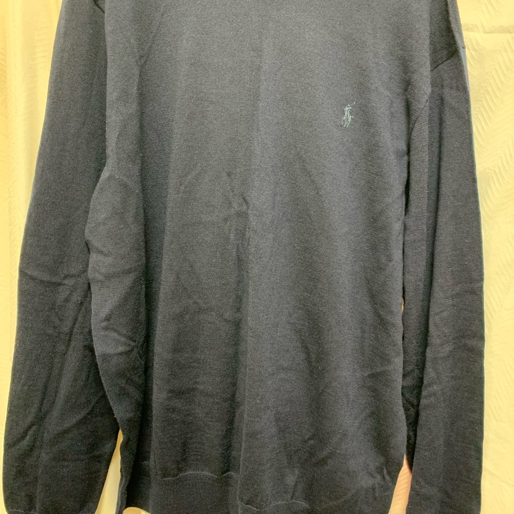 Polo Ralph Lauren blue turtleneck Large - Picture 4 of 9